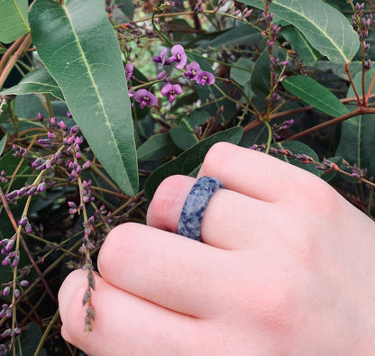 Sodalite Raw Stone Ring