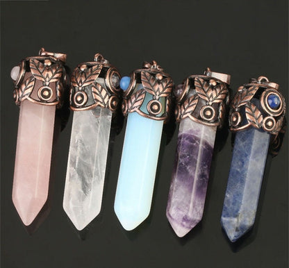 Elven Amethyst Forest Necklace