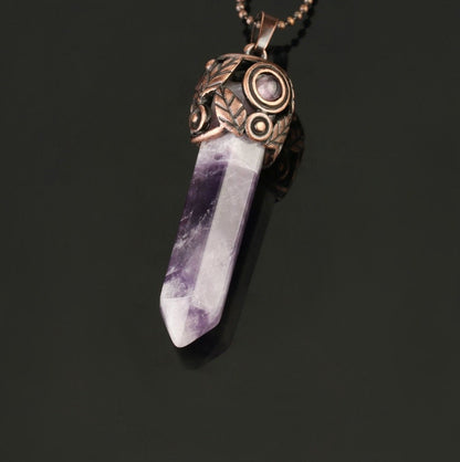 Elven Amethyst Forest Necklace