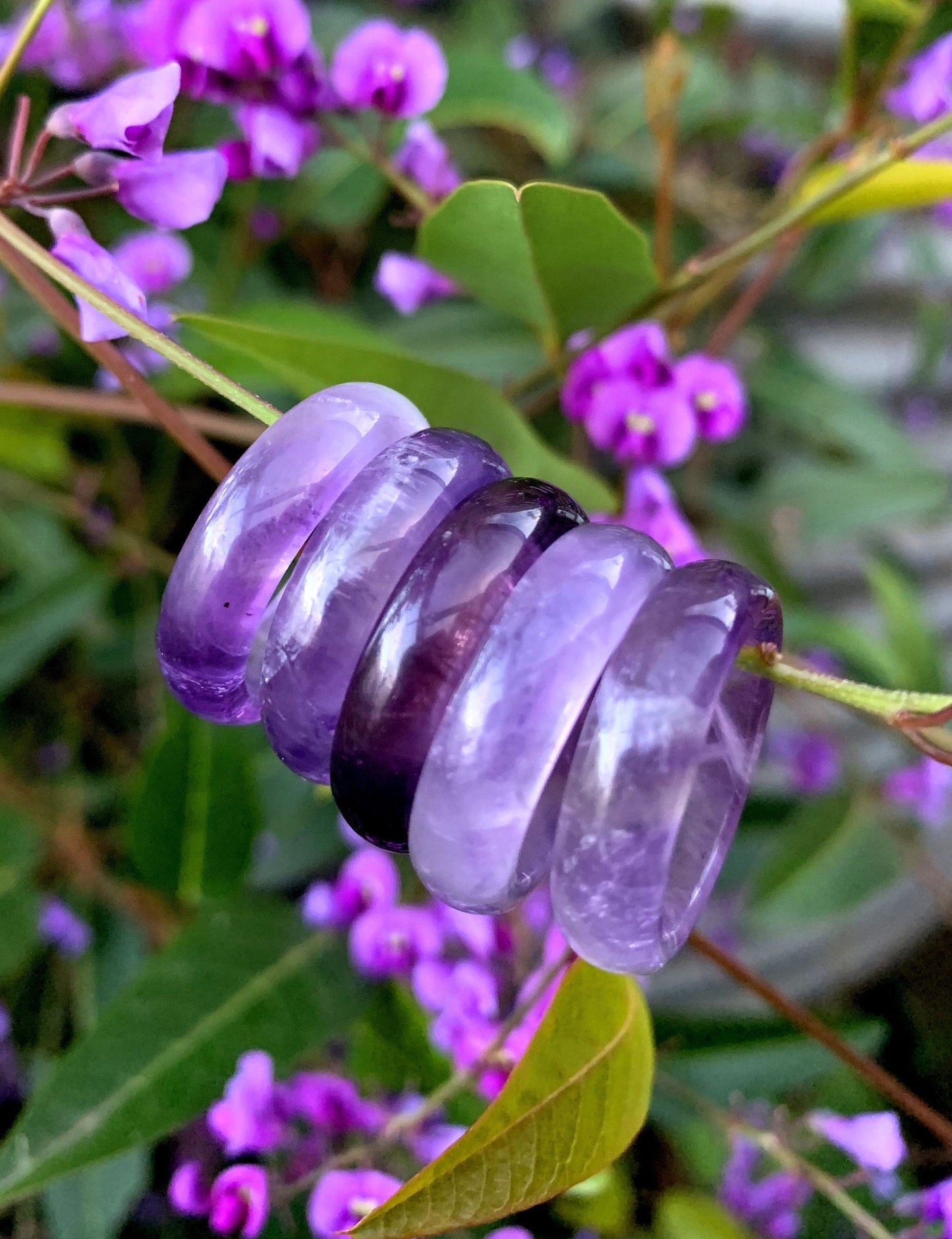 Roher Amethyst-Ring