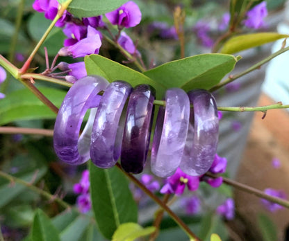 Roher Amethyst-Ring