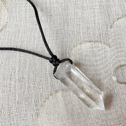 Raw Crystal Point Necklaces