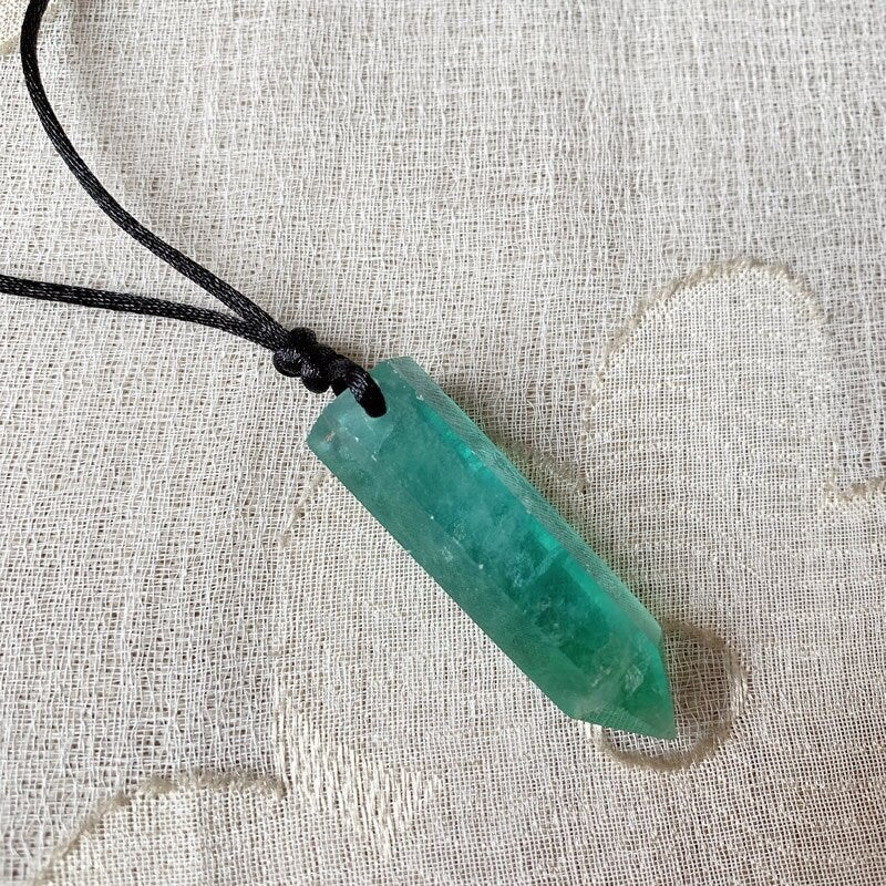 Raw Crystal Point Necklaces