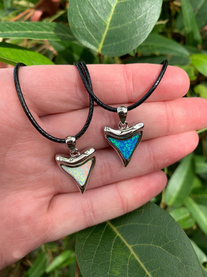 Tiger Shark Tooth Opal Necklace