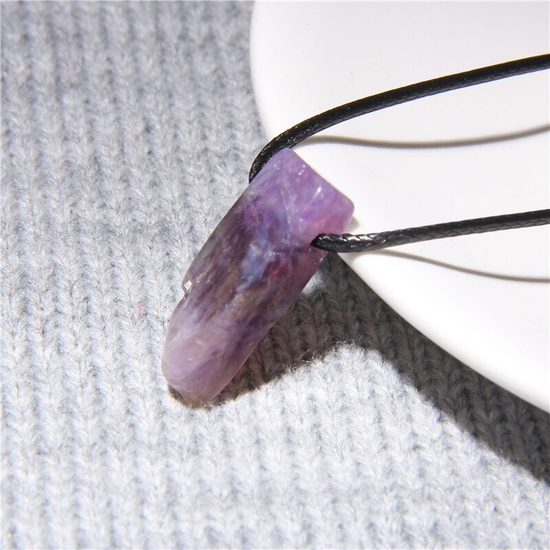 Gemstone Slice Necklace