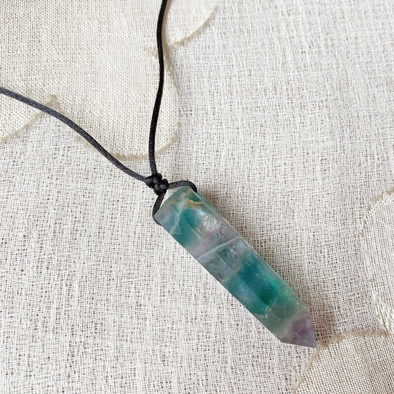 Raw Crystal Point Necklaces