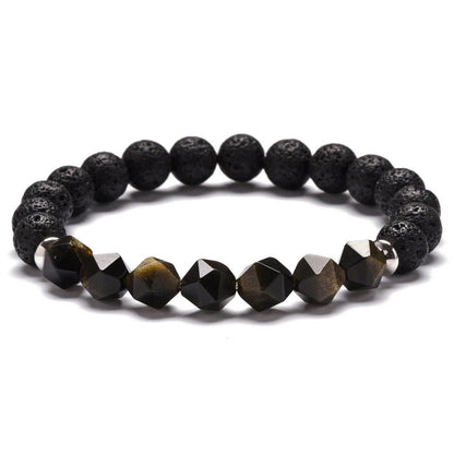 Raw Quartz Bracelet for Men