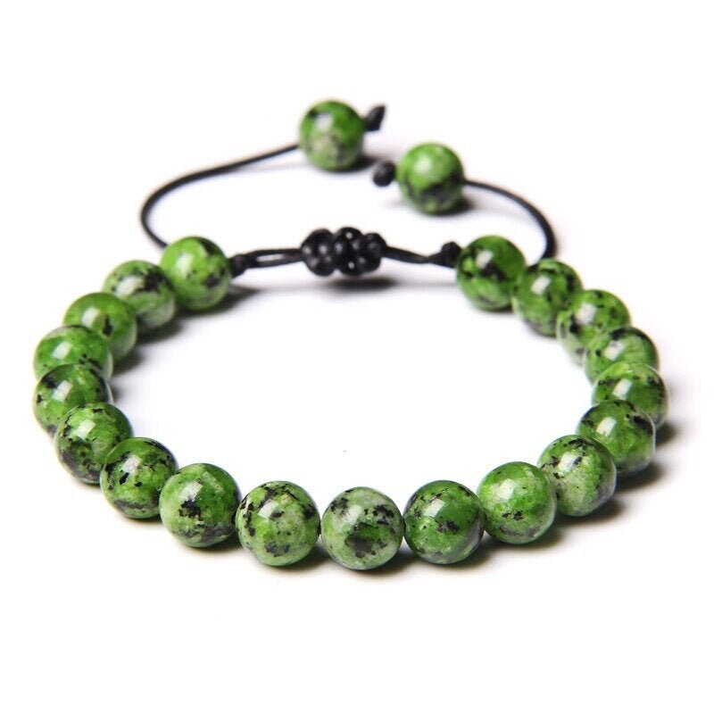 Green Jade Bracelet for Him