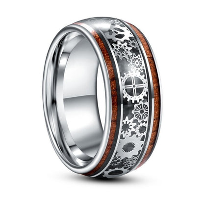 Steampunk Wedding Band for Men