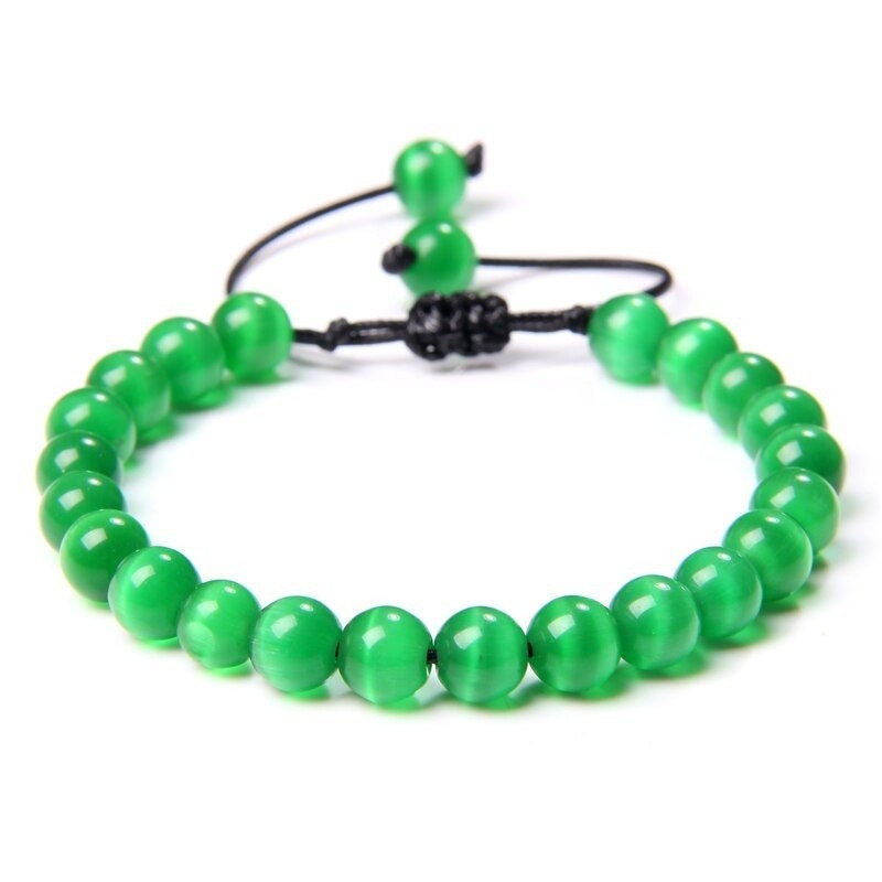 Emerald Cat's Eye Bracelet