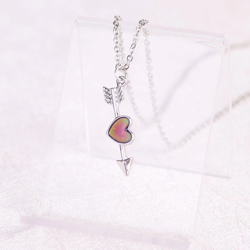 Cupid's Arrow Mood Necklace