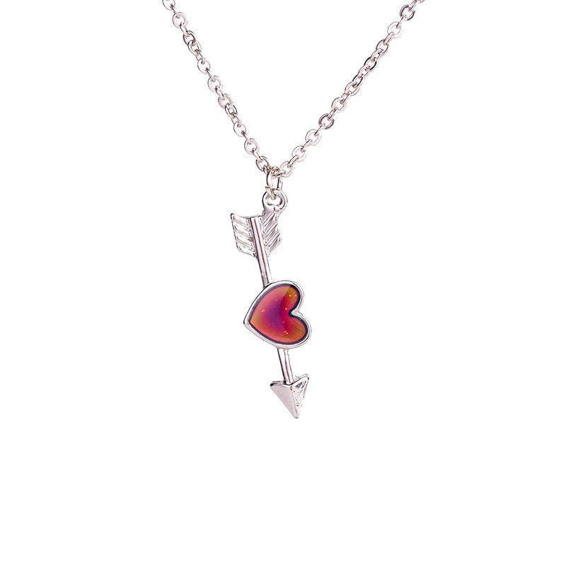 Collier d’humeur flèche de Cupidon