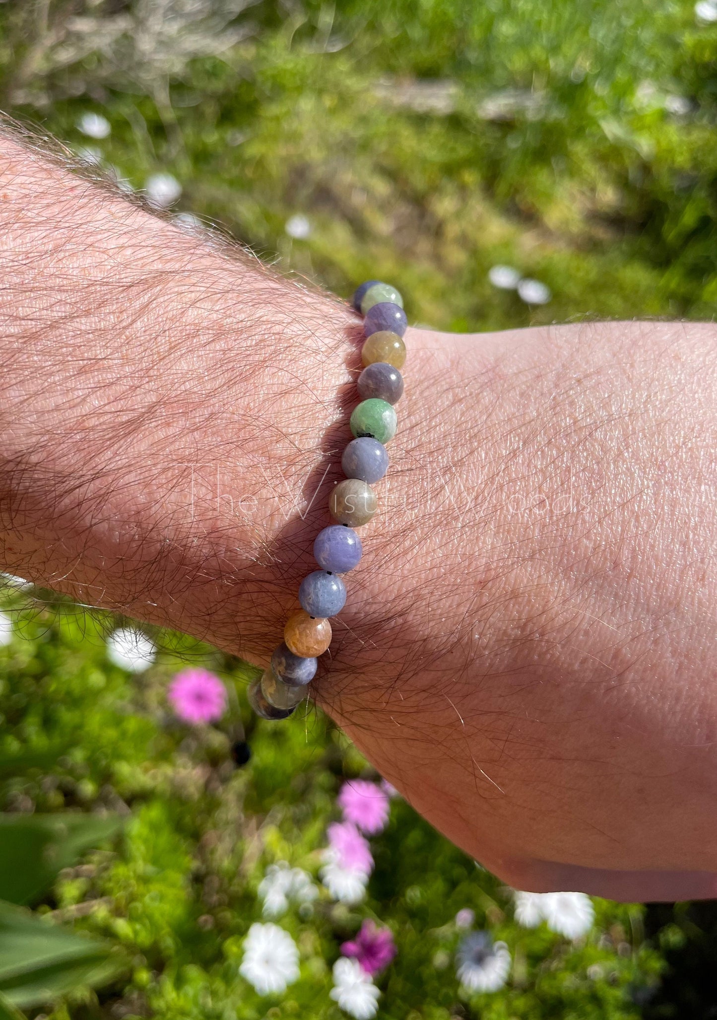 Raw Ruby & Sapphire Corundum Bracelet