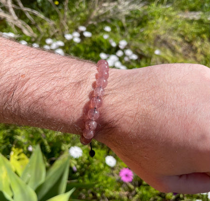 Bracelet Quartz Fraise Rose