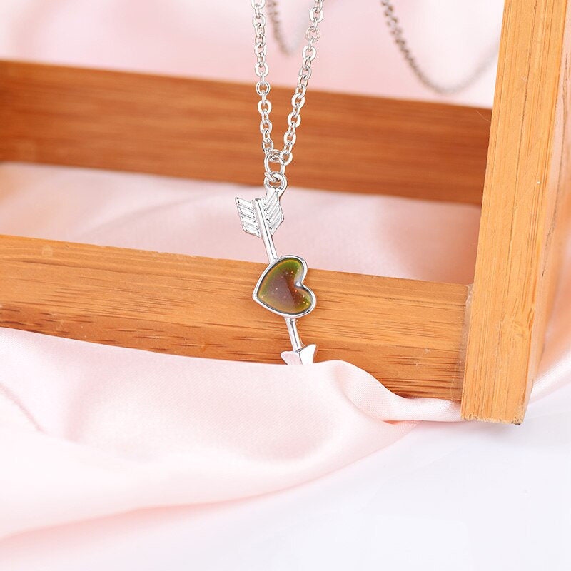 Cupid's Arrow Mood Necklace