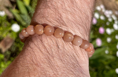 Sparkly Sunstone Bracelet