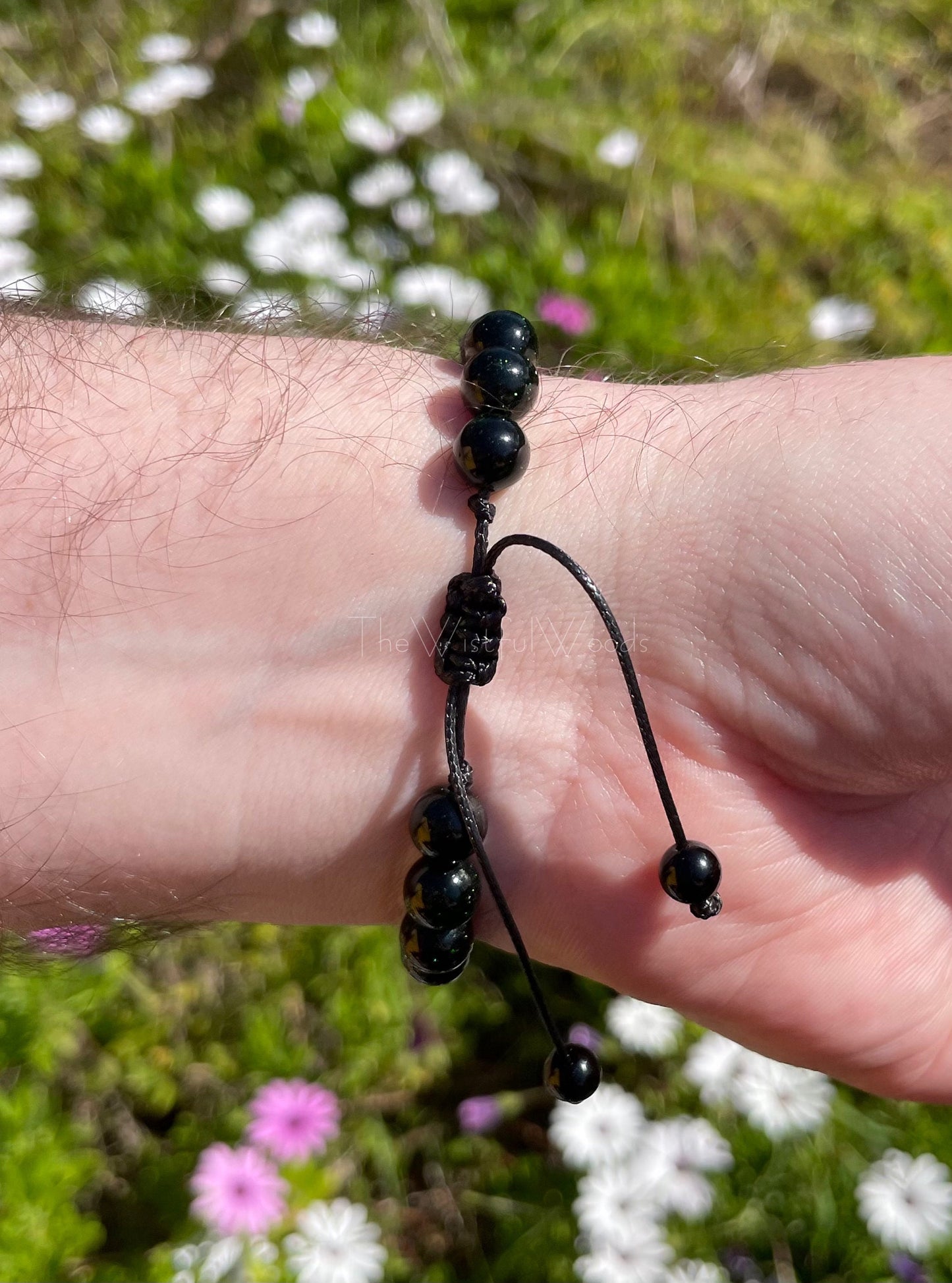 Green Goldstone Bracelet