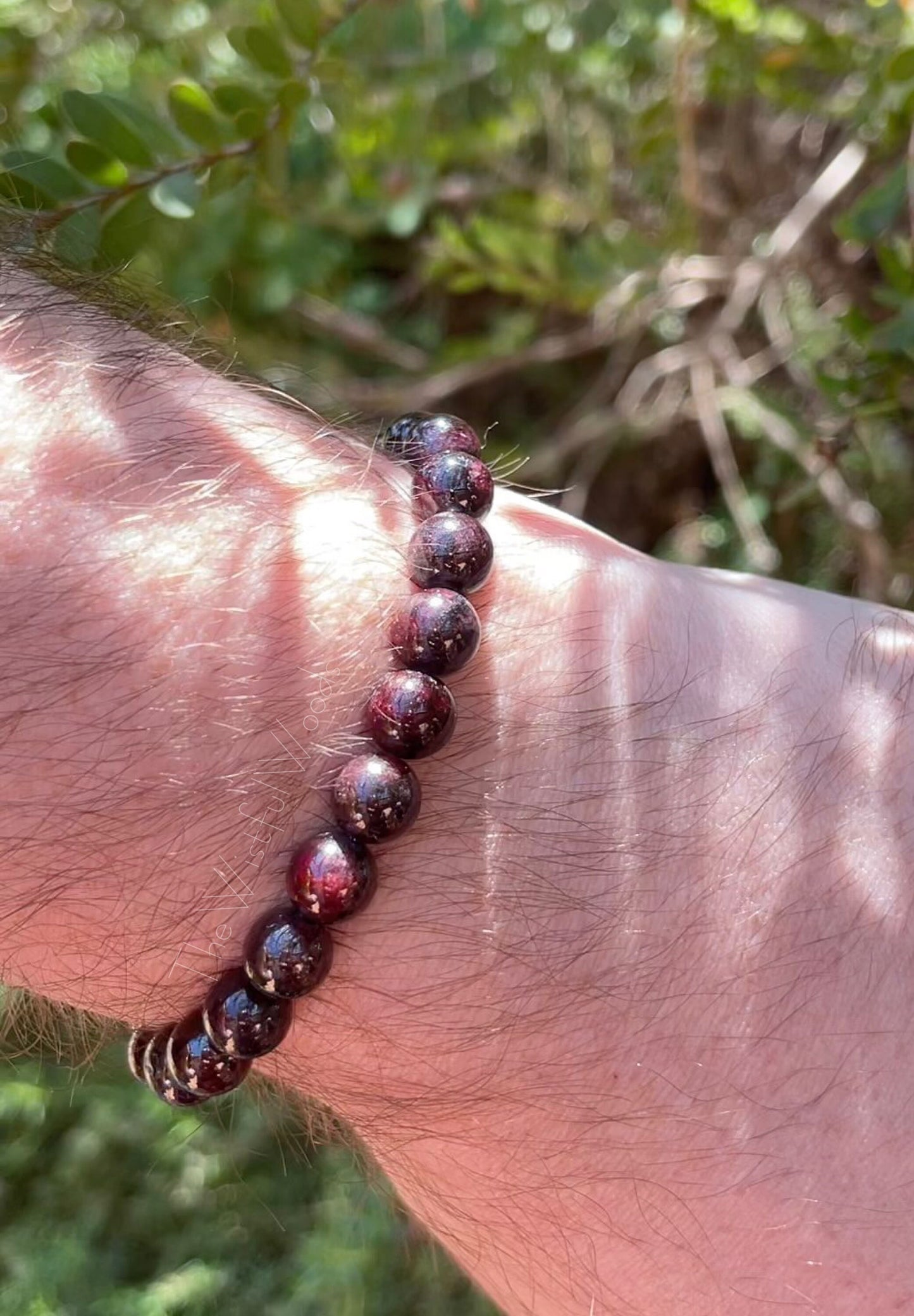 Bracelet Grenat Rouge (Pierre de Naissance de Janvier)