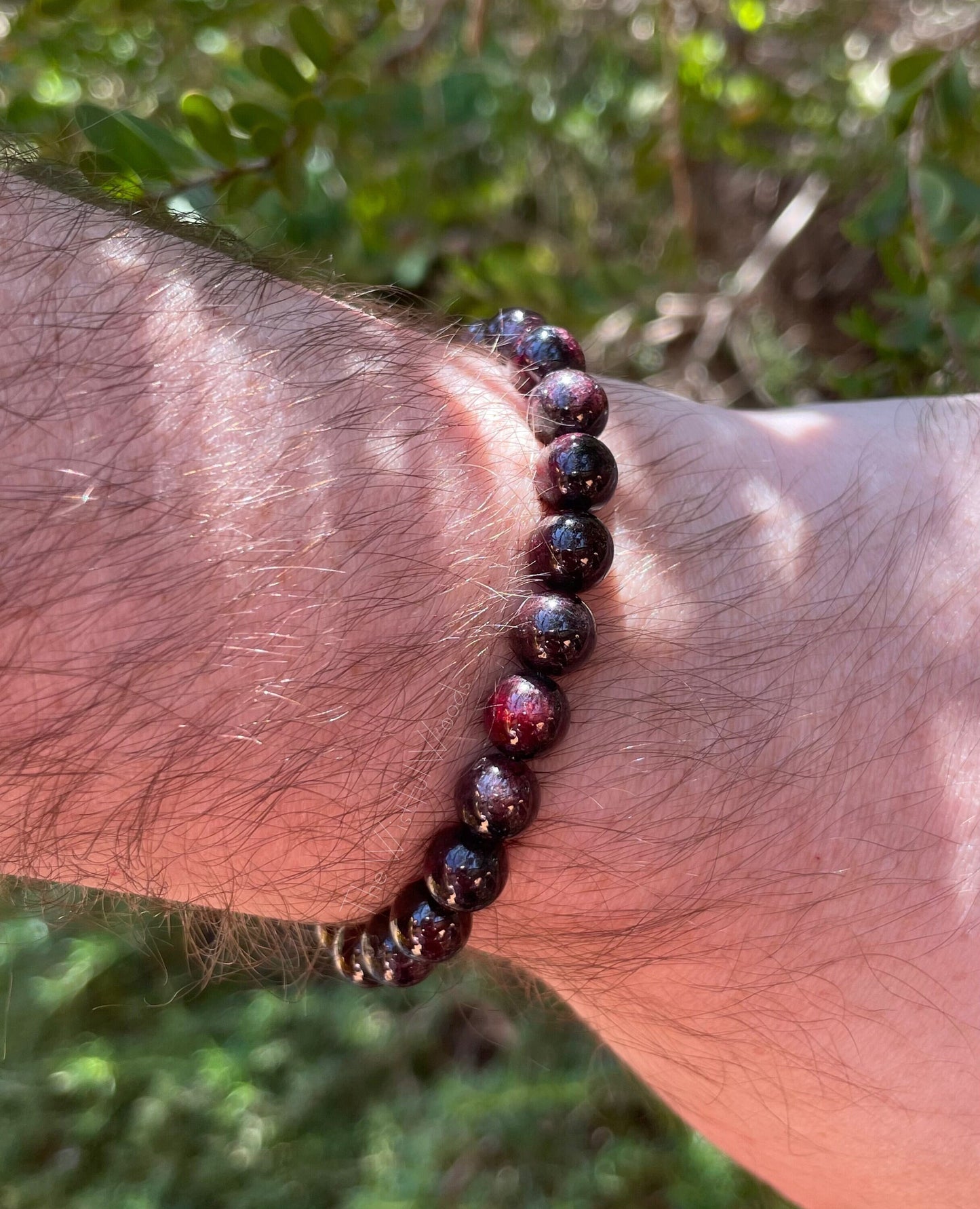 Bracelet Grenat Rouge (Pierre de Naissance de Janvier)