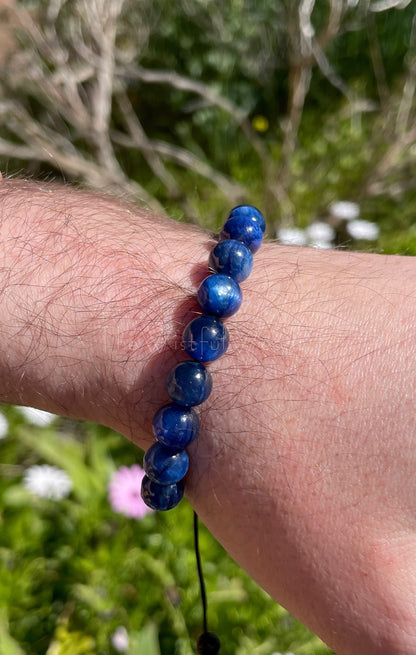 Natürliche blaue Edelsteinarmbänder