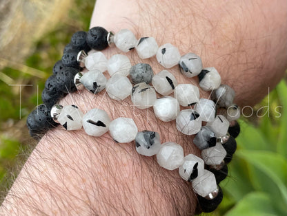 Tourmaline Quartz Capricorn Bracelet