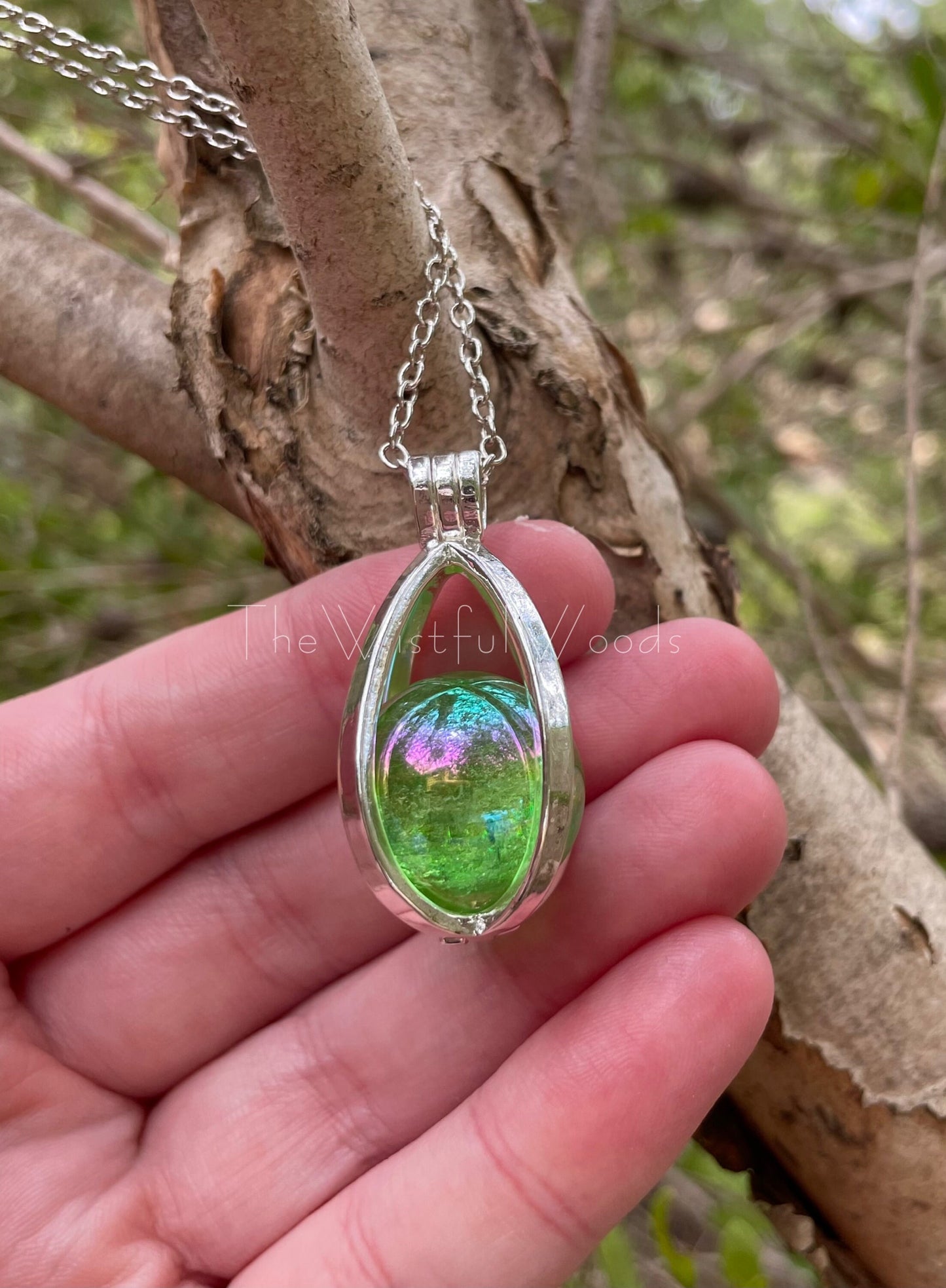 Collier de clairvoyance à quartz Angel Aura