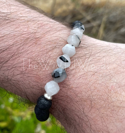 Tourmaline Quartz Capricorn Bracelet