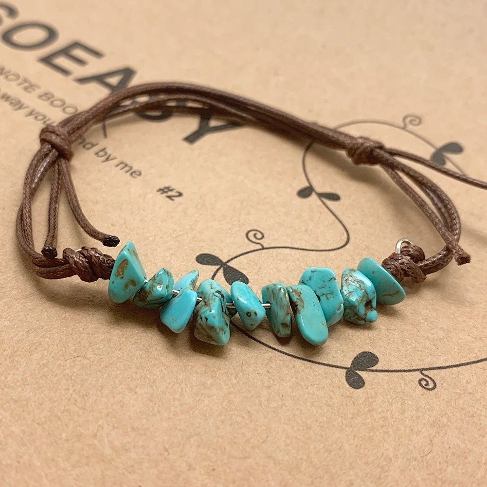 Turquoise Macrame Bracelet