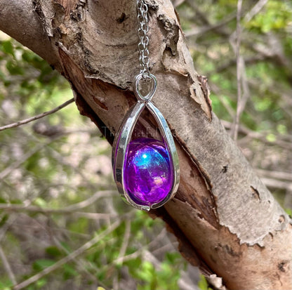 Psychic Angel Aura Quartz Necklace