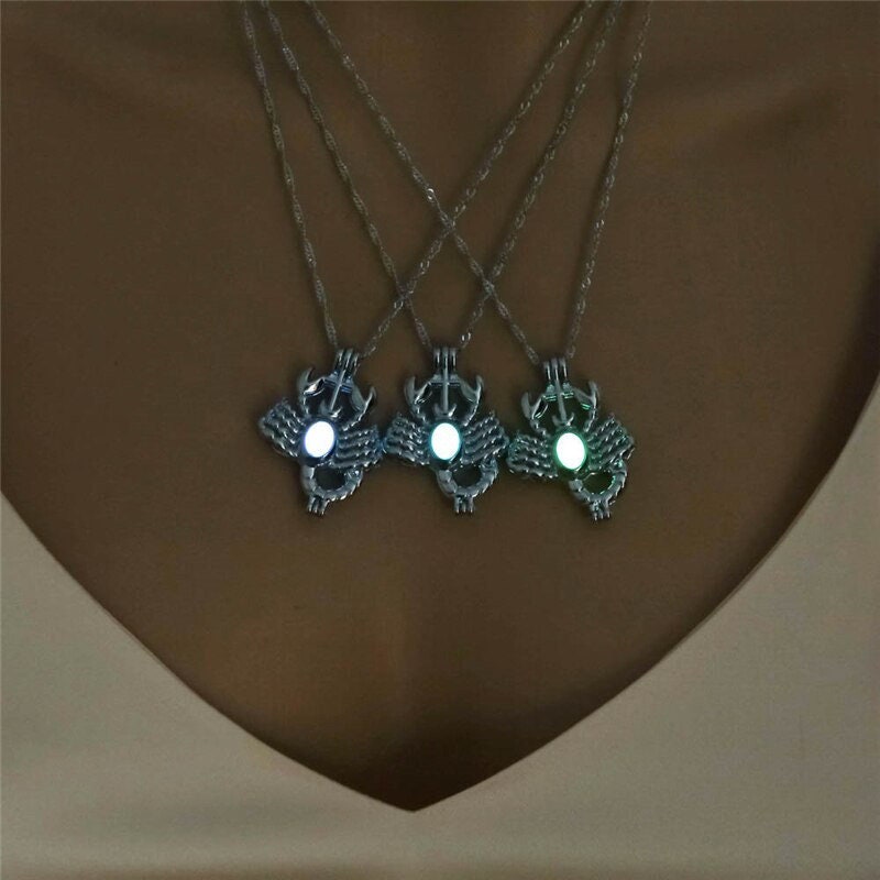 Glowing Scorpion Necklace