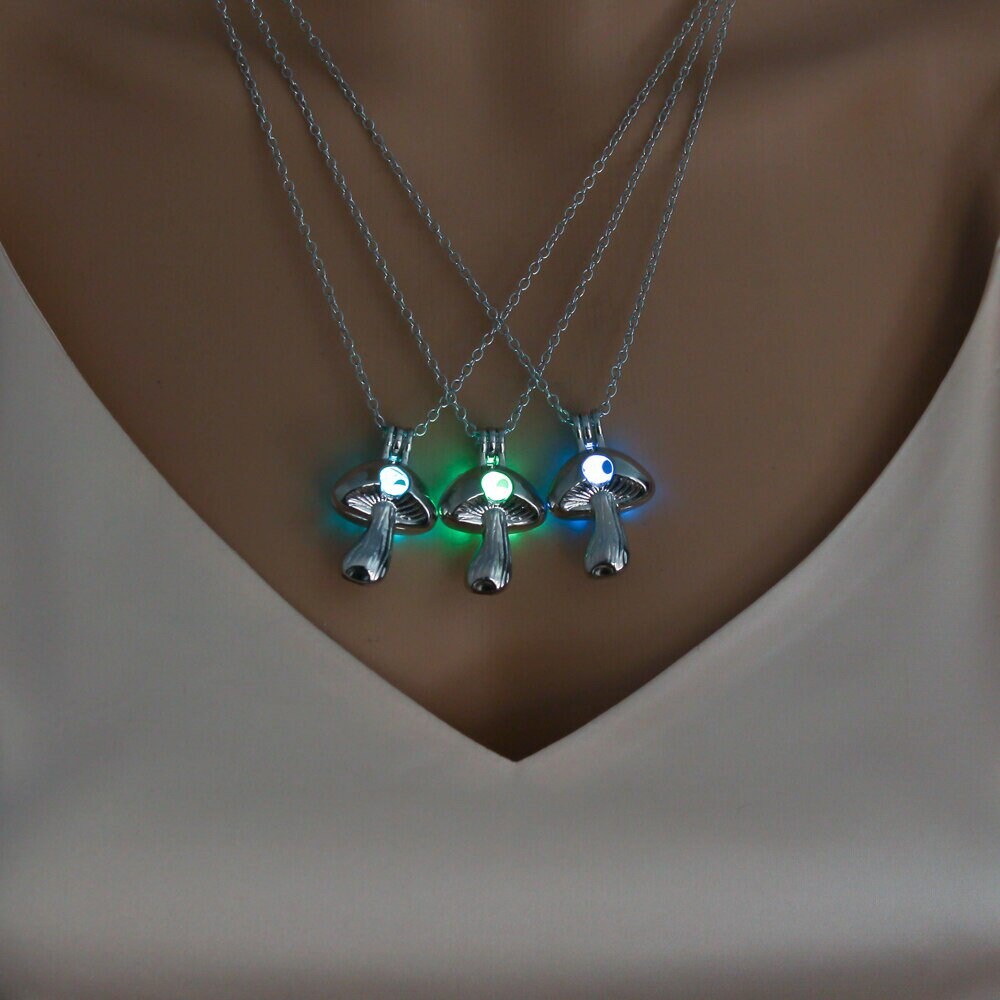 Luminous Mushroom Pendant