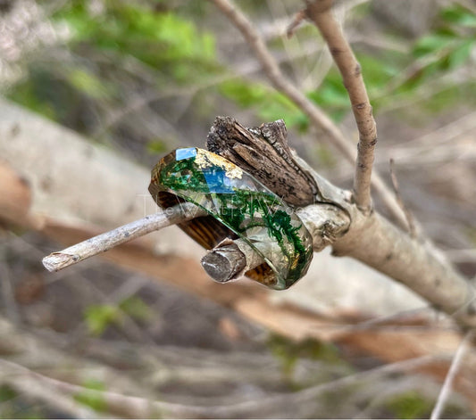 Elven Moss Terrarium Ring