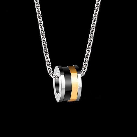 Anxiety Spinner Necklace for Men