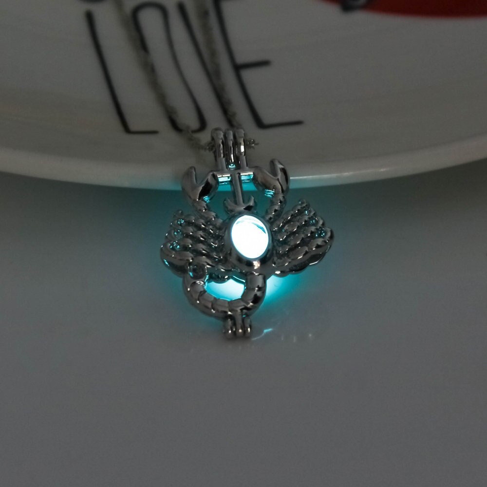 Glowing Scorpion Necklace