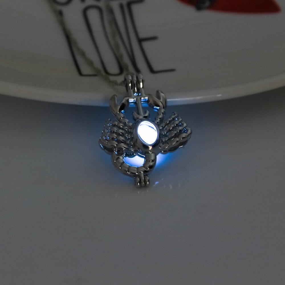 Glowing Scorpion Necklace