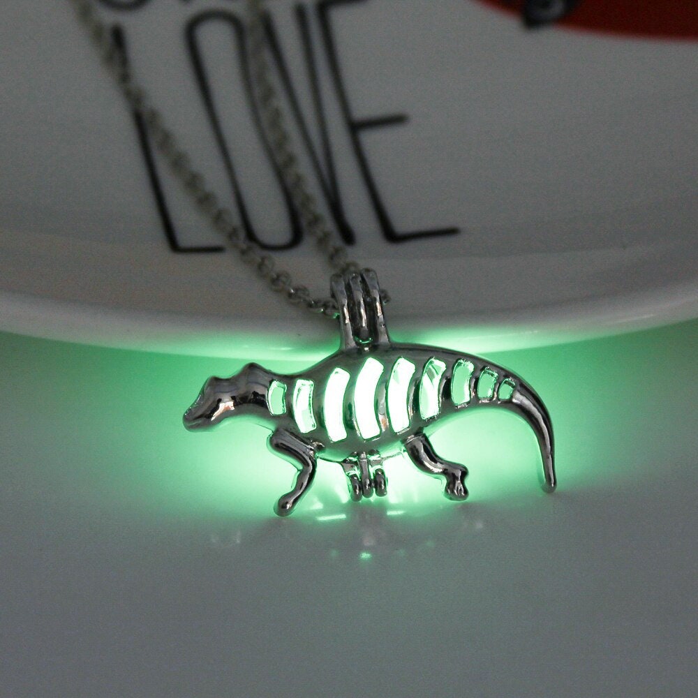 Glowing Dinosaur Necklace