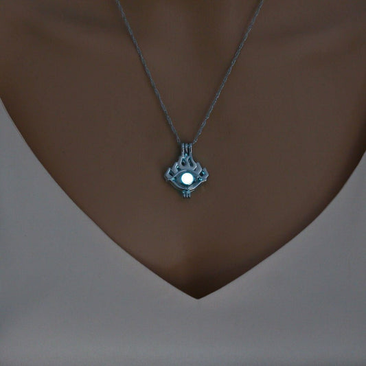 Collier lumineux mauvais œil