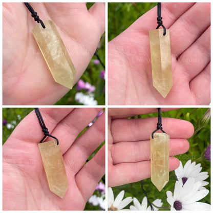 Raw Brazilian Citrine Necklace