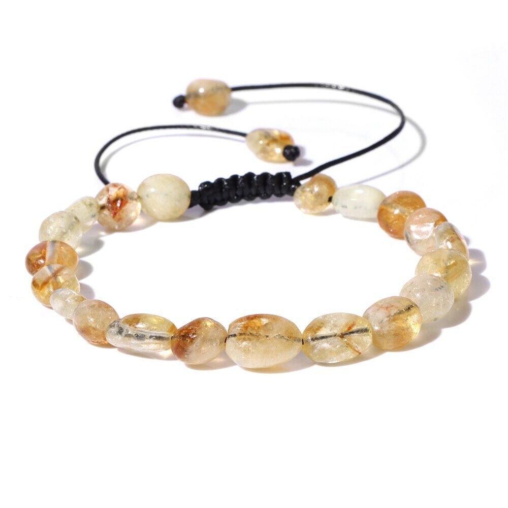 Bracelet citrine roulée